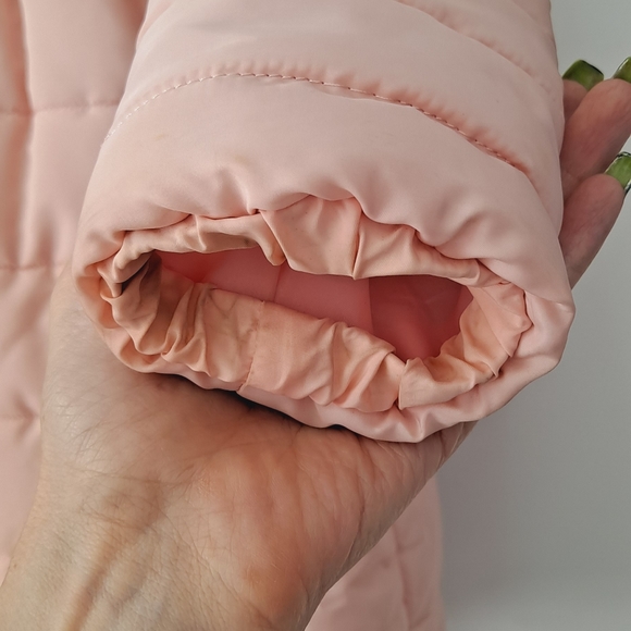Pale Pink DressLink Spring Puffer Jacket Paster Barbiecore NEVER WORN Medium - Picture 4 of 16